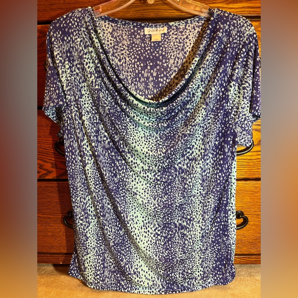 Jaclyn Smith short sleeve blouse.